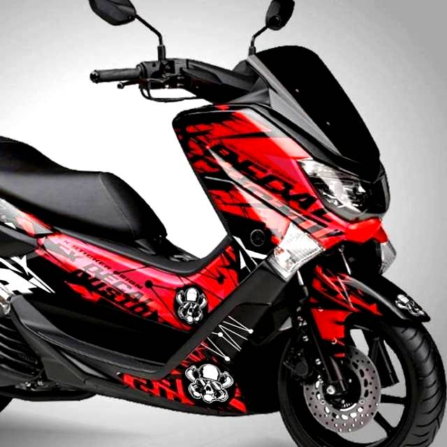 25+ Inspirasi Keren Stiker Nmax Merah