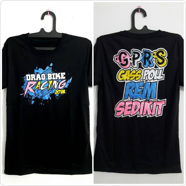 Kaos distro baju tshirt  drag bike racing 201m