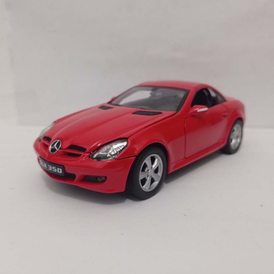 Diecast Mercedes-Benz SLK350 Welly 1:24 miniatur mobil koleksi pajangan murah