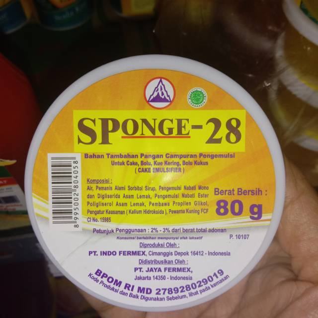 

Sponge 28 80 gram
