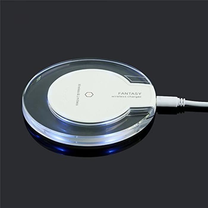 Qi Wireless Charger for Android / iOS PUTIH -NS37