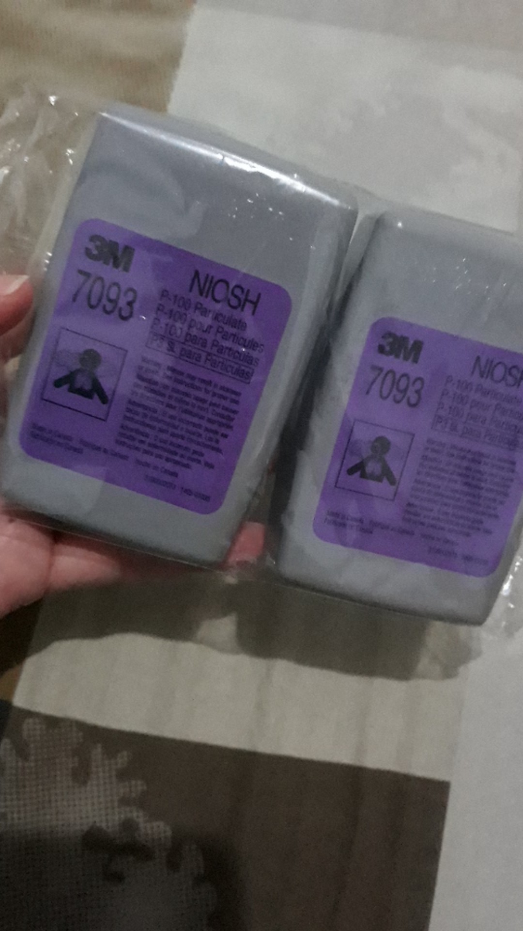 3m 7093 P100 Particulate Filter (pack. 30/2/60) 2pcs/pack-7000002154