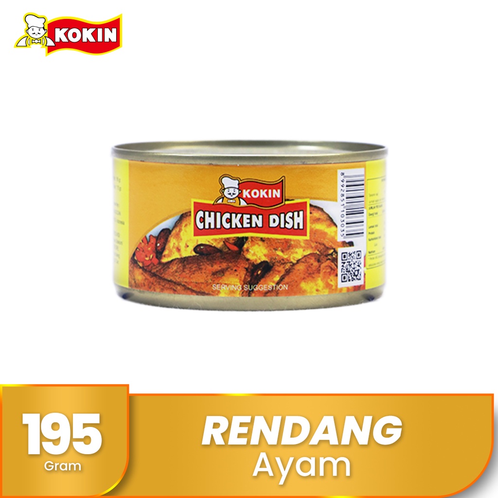 

2Xbtygneal Sakha Snack ) Rendang Ayam Makanan Kaleng Siap Saji Halal 195 Gr - Kokin