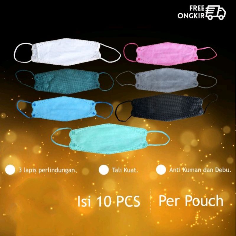 Masker KF94 Chasa Sachet Ziplock isi 10 Pcs