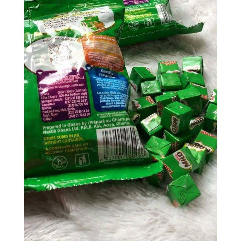 Milo Cube 100 Bandung  Milo Cube 100 Nigeria Nestle halal / Milo Cubes isi 100  Milo Cube isi 100 Asli /Milo Kotak/ Permen Milo Coklat tray delfi coklat tray l'agie coklat kiloan coklat lebaran paket coklat