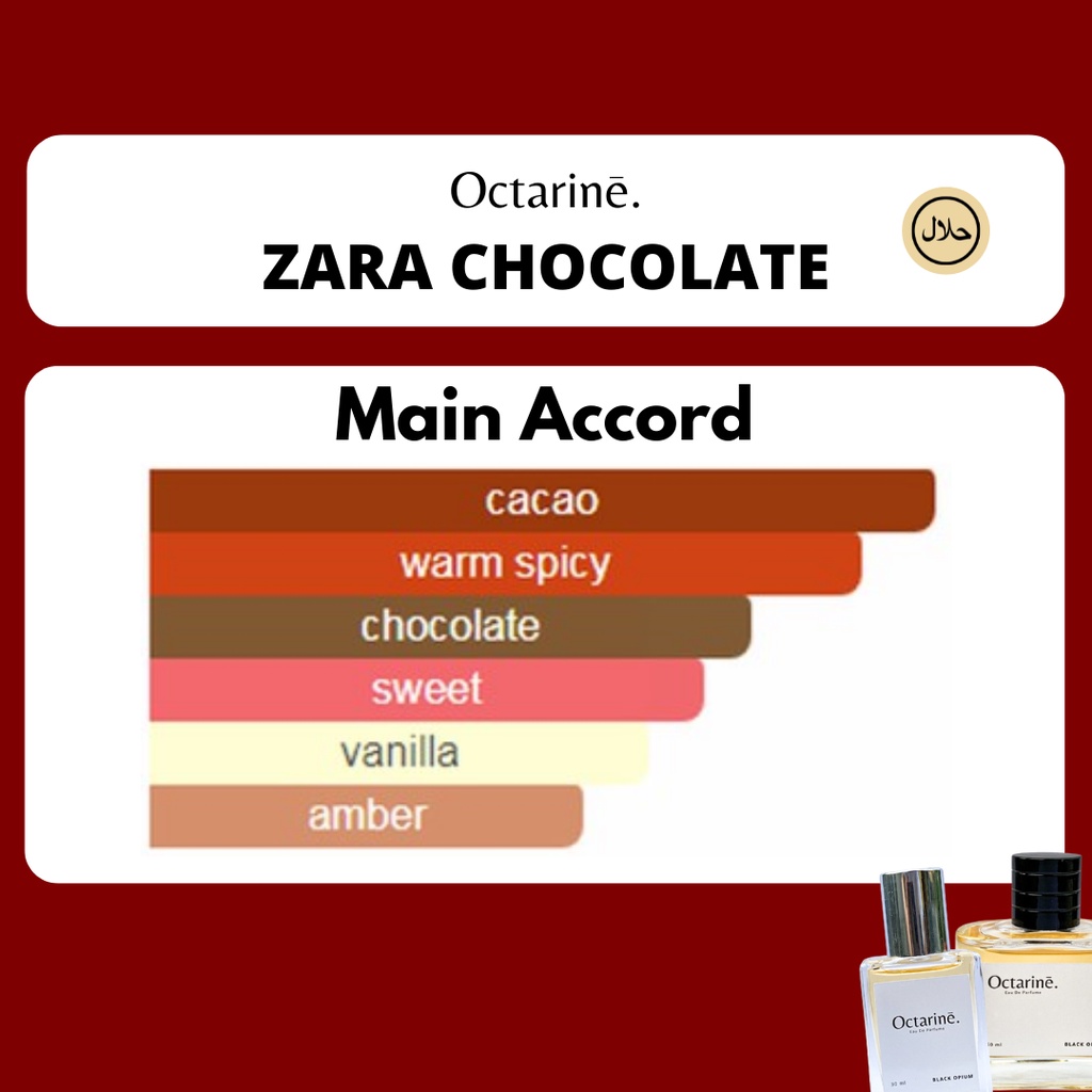 Parfum Wanita Pria Tahan Lama Aroma Coklat Premium Lembut by Octarine - Inspired by ZR Chocolate | Parfume Farfum Perfume Minyak Wangi Cewek Cowok Murah Original