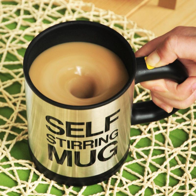 Gelas pengaduk Self Stirring Mug/Gelas cantik/MUG Elegant