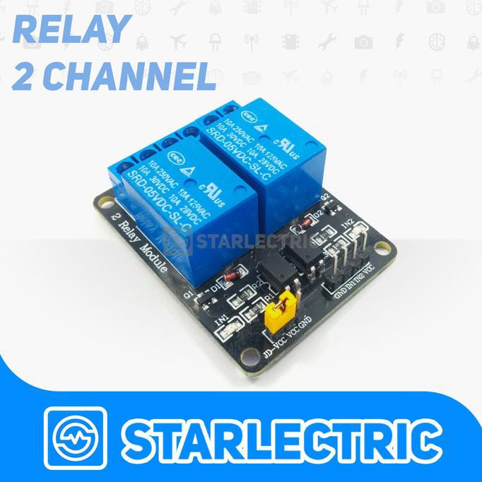 Modul Relay 2 Channel Arduino