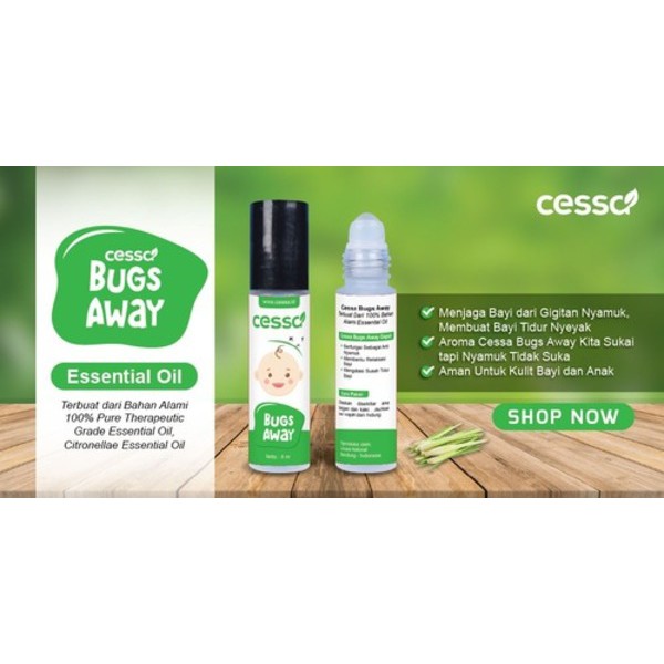 Cessa Itchy Away 8ml - Essential Oil untuk Mengusir Nyamuk