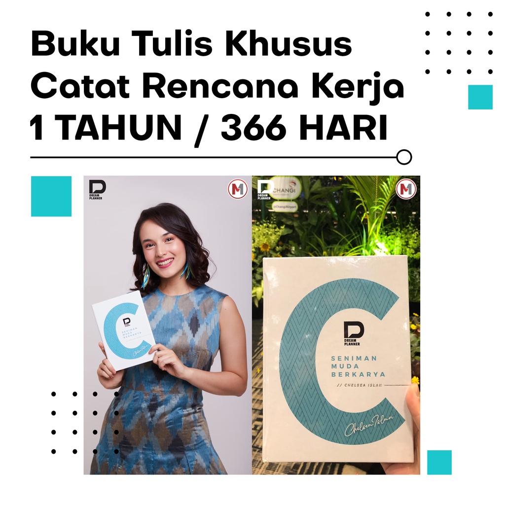 

Buku Notebook DREAM PLANNER CHELSEA ISLAN 2021 Notes Book Tulis Agenda Target Raih Impian 1 Tahun