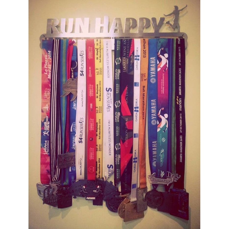 MEDAL HANGER - GANTUNGAN MEDALI - RUN HAPPY