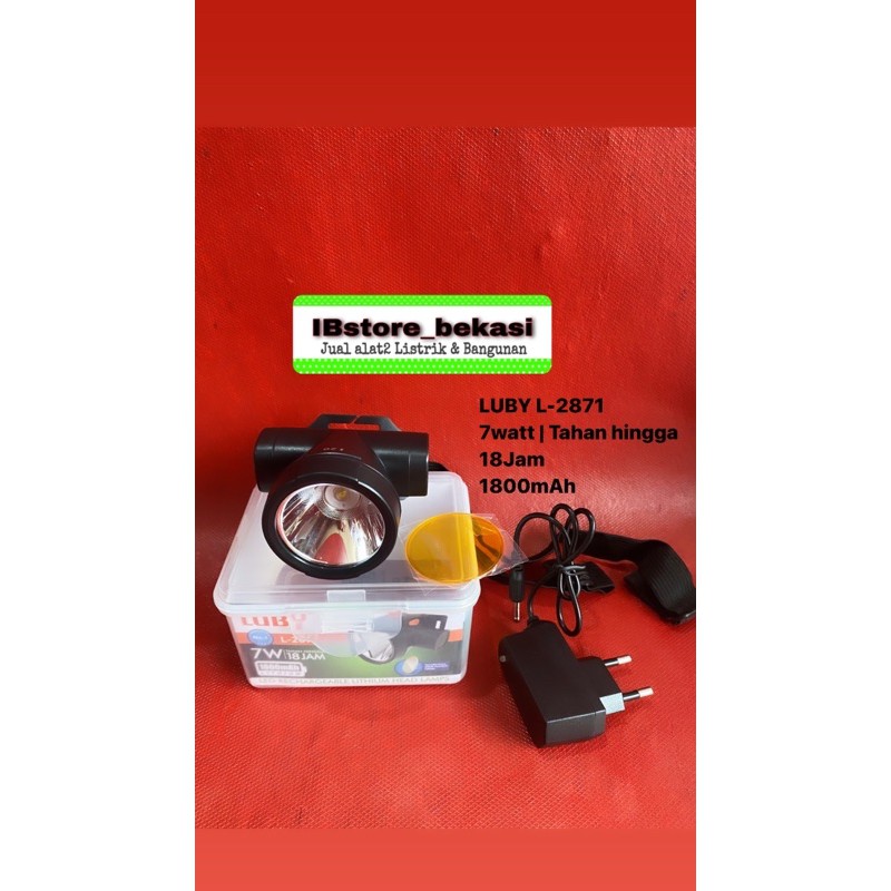 Senter kepala LED 7Watt LUBY