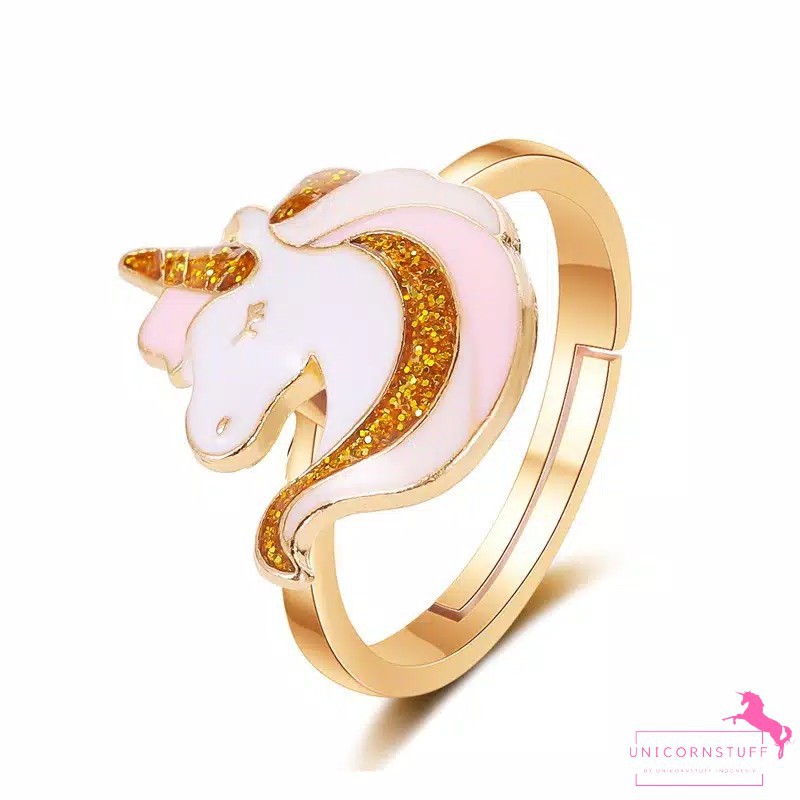 Gelang Kalung Cincin Unicorn 3in1 Anak Perempuan Kado Set Hadiah Ulang Tahun