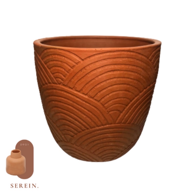 Pot Gerabah Terracota Jumbo D30 / Pot Terakota Tanah Liat