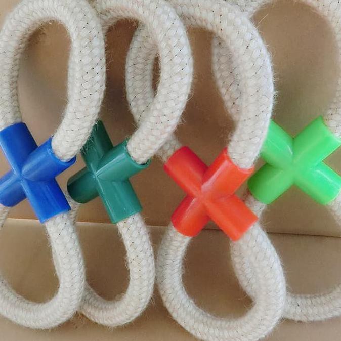 

14.84Ftgrdujh- Pt071 Mainan Anjing Gigitan Tali Bentuk Angka 8 Dog Rope Toys -Toko-Boneka.