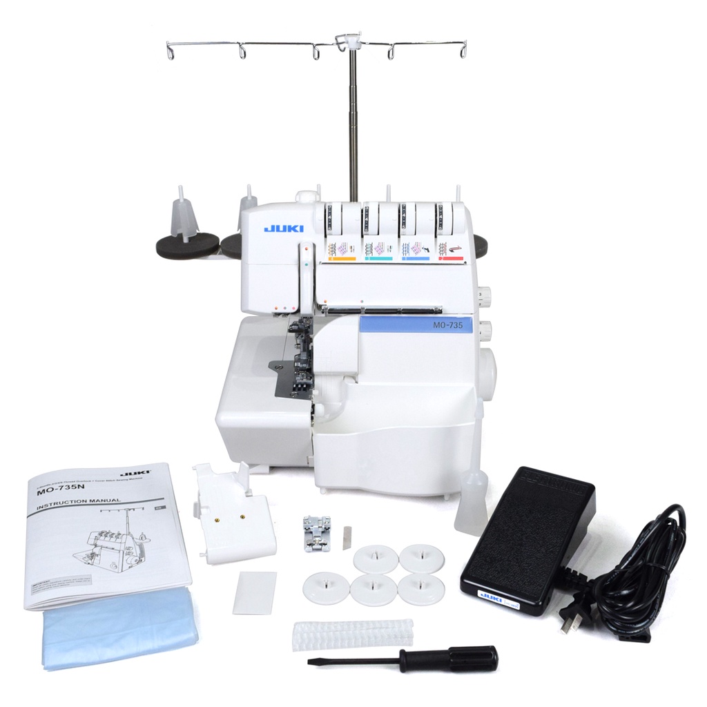 Mesin Jahit Obras, Neci, Overdeck JUKI MO 735 Portable Multifungsi