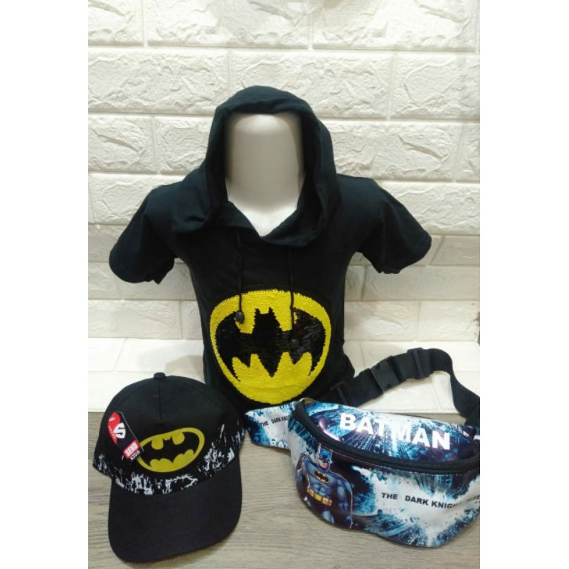 [BIG SALE] PROMO PAKET HEMAT 3 IN 1 KAOS HOODIE-KAOS ANAK UMUR 1-10 TAHUN