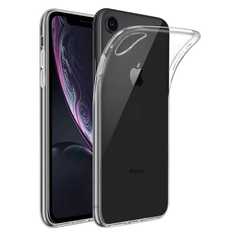 Slim TPU Case iPhone XR - Full Clear Soft Bening Cover Casing Shock Transparent