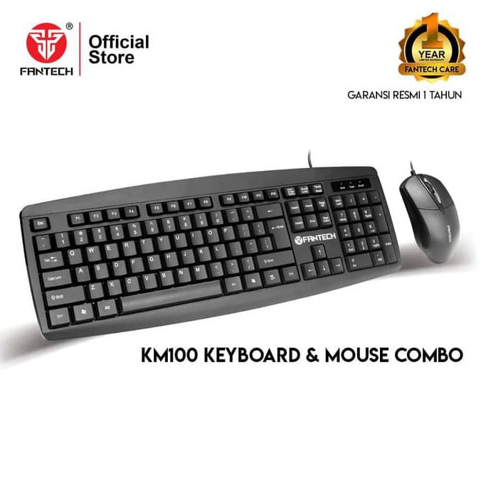 Fantech Keyboard Mouse Office KM100