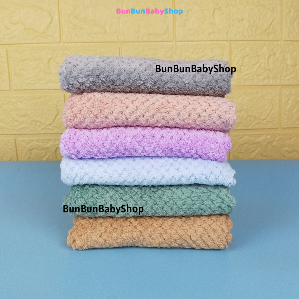 Sapu Tangan MICROFIBER Handuk Bayi Lap Perlengkapan Baru Lahir Peralatan Mandi Baby New Born Washlap Mini Perawatan Anak Bunbunbabyshop