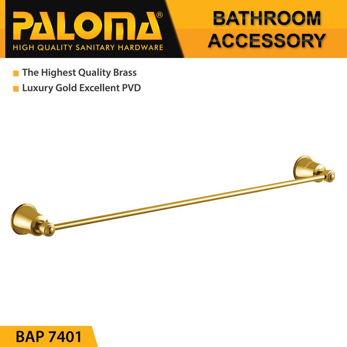 PALOMA BAP 7401 Rak Handuk Baju Gantungan Hanger Dinding Kamar Mandi