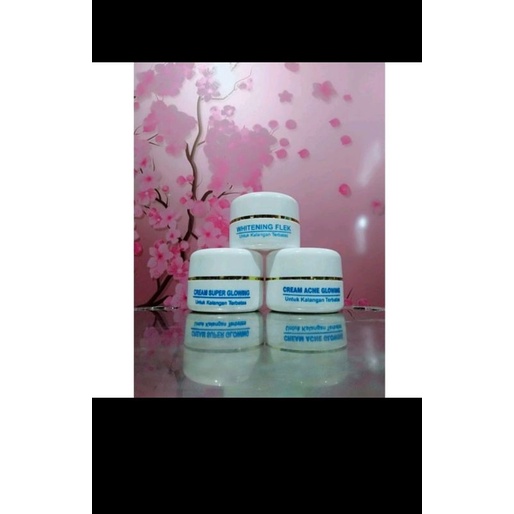 Crem malam (crem super glowing , whitening flek , acne glowing)