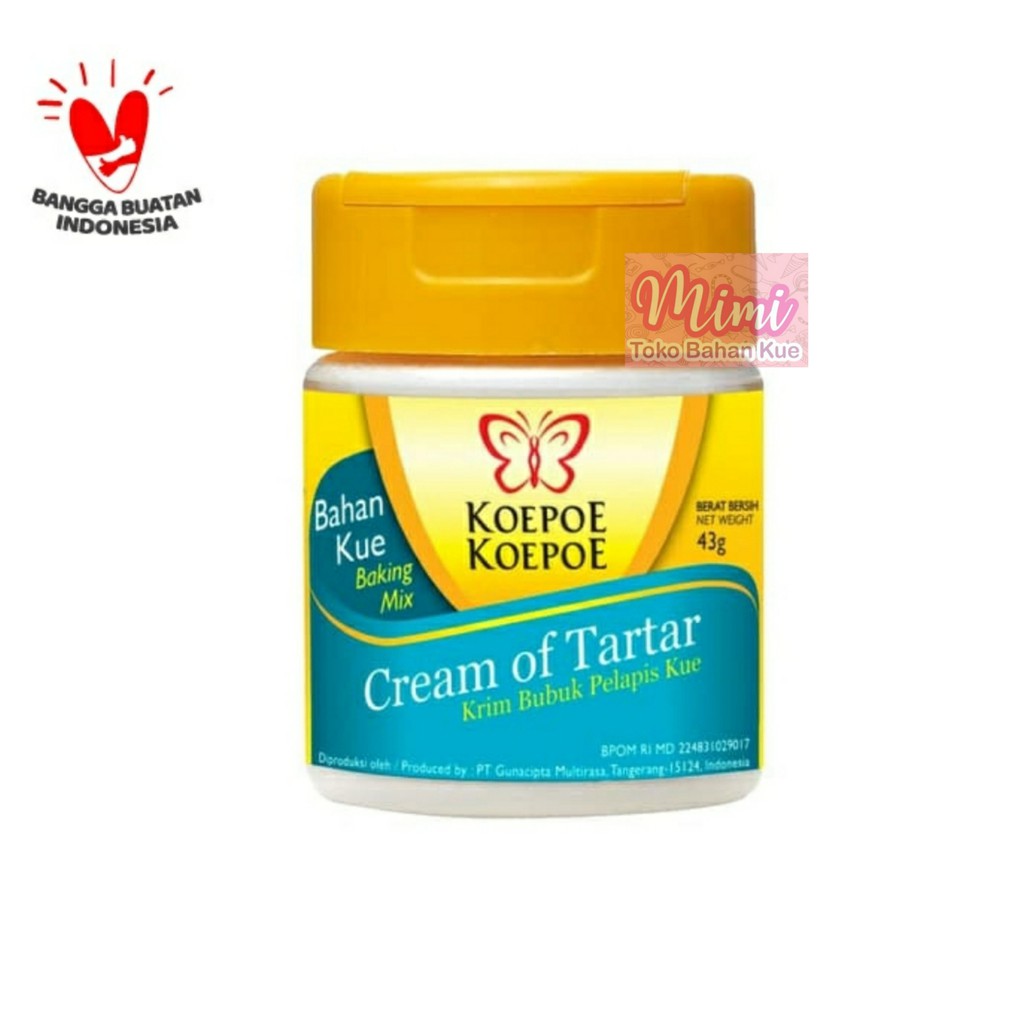 

Cream of Tartar CoTT 43gr Koepoe