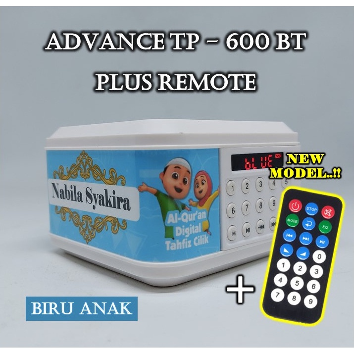 [ REQUEST NAMA] SPEAKER ALQURAN ANAK NUSA ADVANCE TP600BT 16GB REMOTE