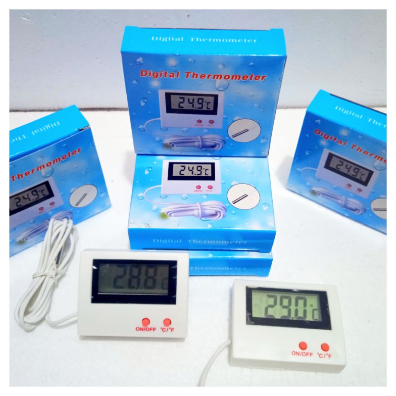 DIGITAL THERMOMETER/THERMOMETER DIGITAL Untuk Aquarium, kulkas, frezzer,dll