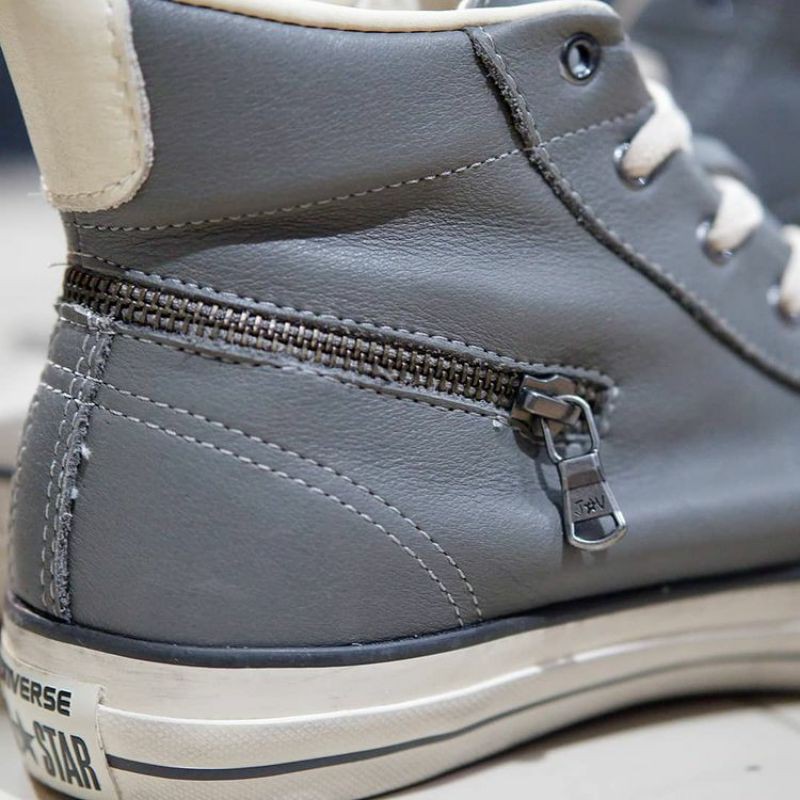 John Varvatos x Converse Chuck Taylor Hi Zip Gray