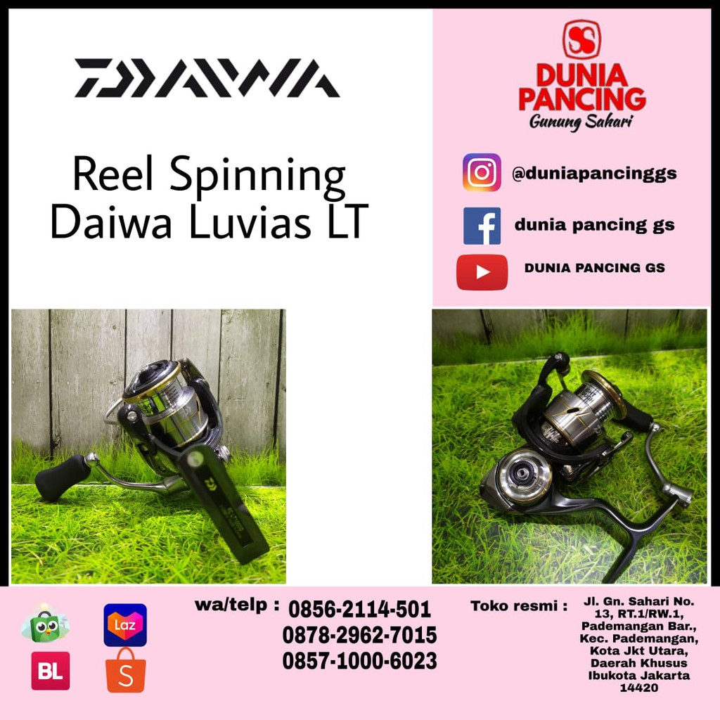 Reel Spinning Daiwa Luvias FC LT 1000D