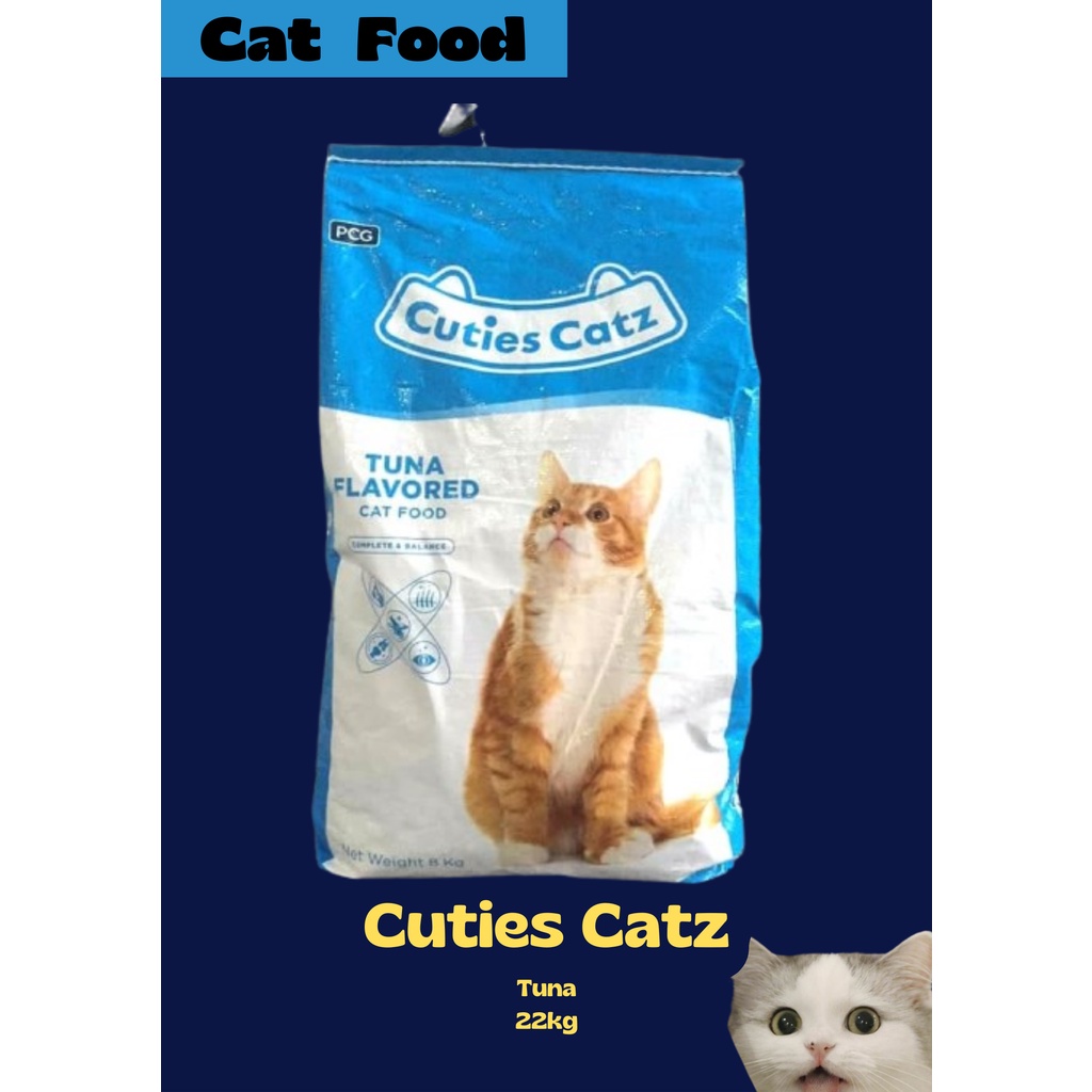 Cutiez Cat Tuna 22 kg 1 Sak Dry Food Makanan Kucing