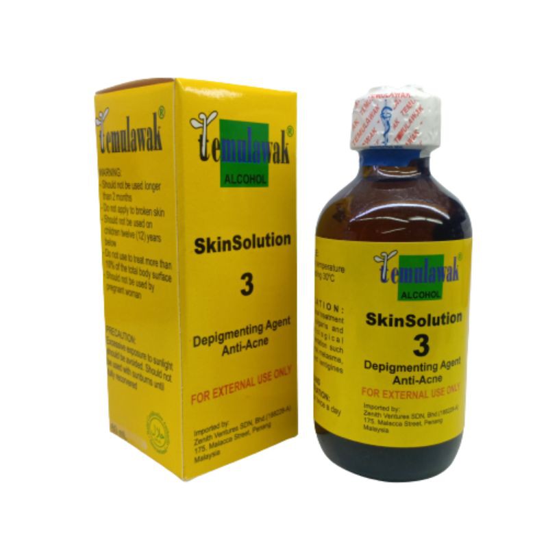 temulawak skinSolution 3 depigment anti acne