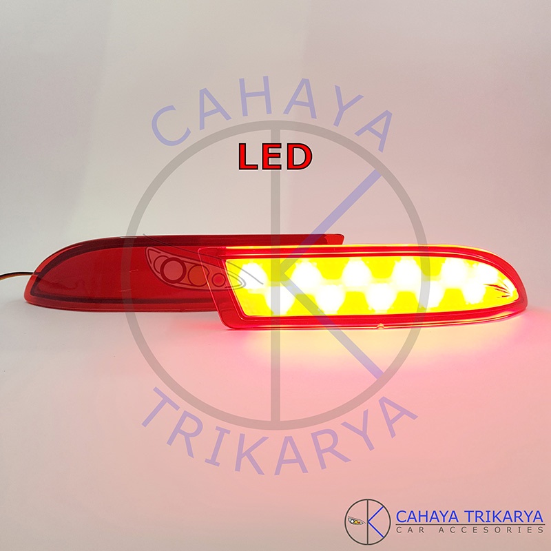 Lampu Reflektor Bumper / Bemper Belakang Rush 2007 - 2010 LED Standard