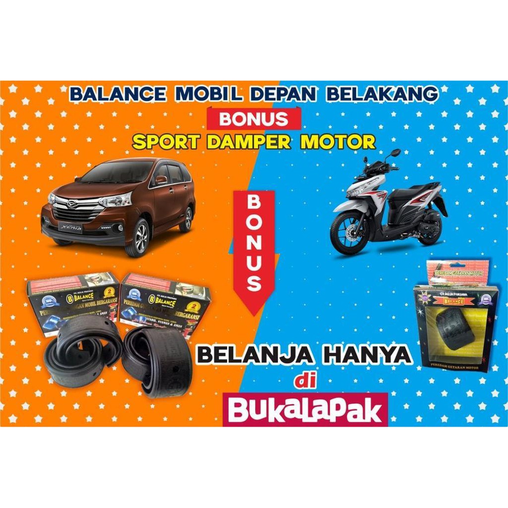Peredam Kejut Merk Balance Untuk Mobil Avanza 2013 Dpn Blkng Berg Shopee Indonesia