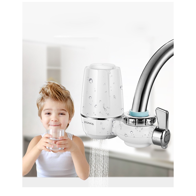 KONKA Water Purifier Water Filter Penyaring Air Kran Filter Air Faucet Pemurni Air Kran Tanpa Listrik Dapur Kran Shower