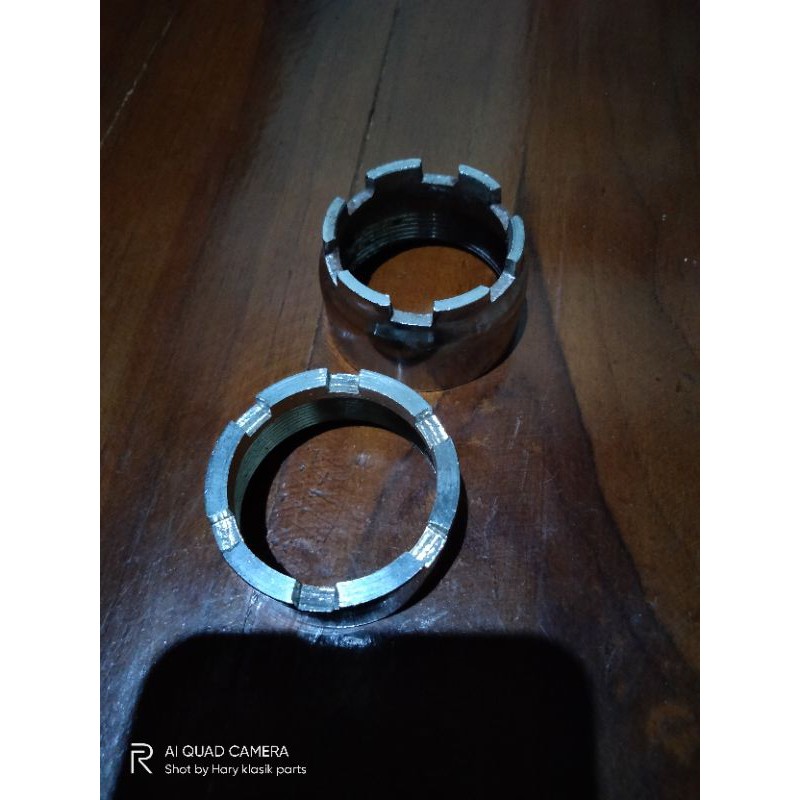 mur sambungan leher knalpot Yamaha L2 L2G L2S YB l2DX nos atas bawah