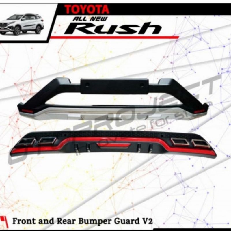 front bumper rear bumper all new rush 2018