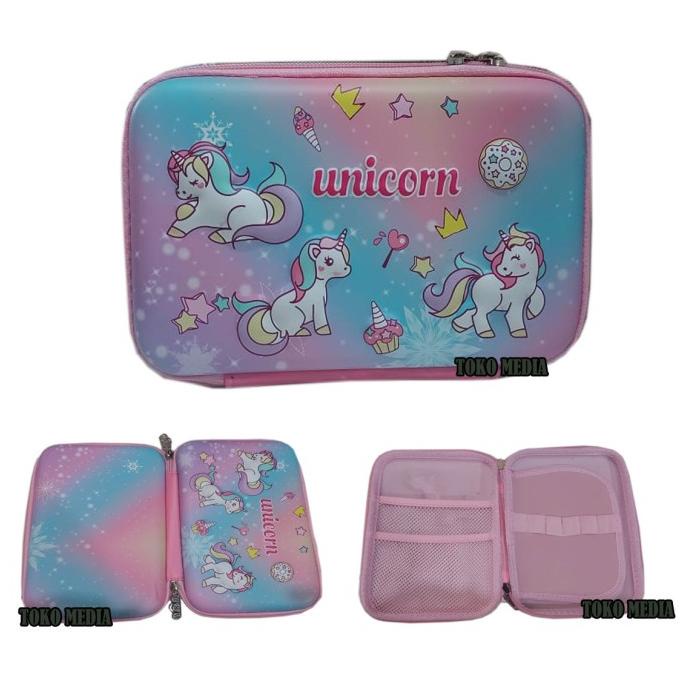 

(COD) Kotak / Tempat Pensil Organizer Karakter Ala Smiggle - KUDA UNICORN MR TERBAIK Kode 617