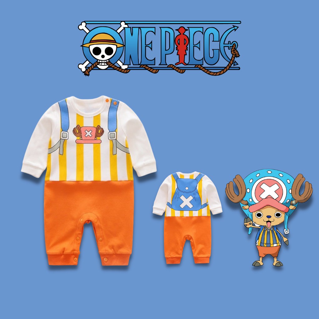 JUMPER BAYI MOTIF CHOPPER ONEPIECE / BAJU BAYI ANIME COSPLAY / BAJU LUCU IMPORT