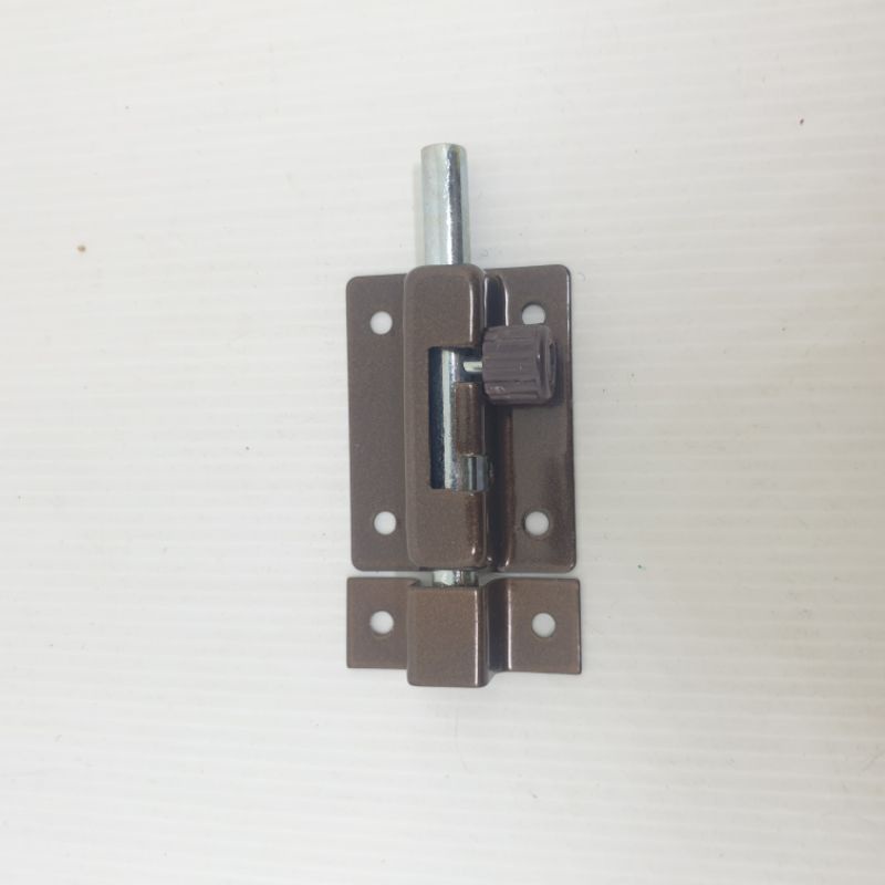 Grendel Tower Bolt VOC Slot Pintu Jendela 2 Inci / 5 cm l  Skrup Baut MODEL PER TINGGAL TARIK ORI