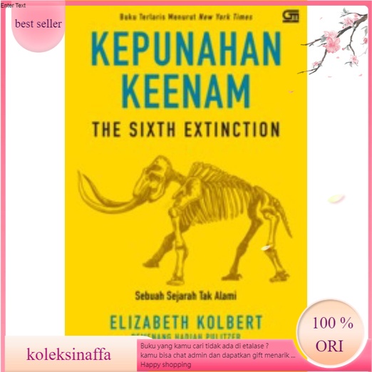 Buku Science / nature - KEPUNAHAN KEENAM: SEBUAH SEJARAH TAK ALAMI