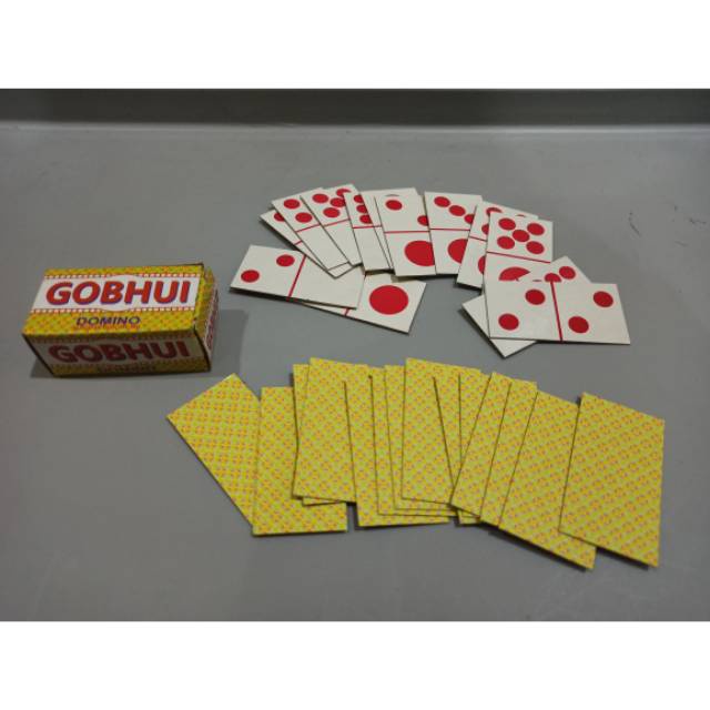 1 Set Kartu Domino Gobhui Kartu Gapleh Domini Cards - Random Colour