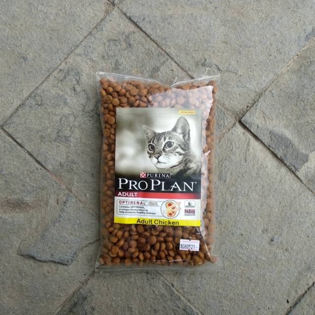 Repack Pro Plan Kucing 400g Adult Chicken 400 g Makanan Kering Proplan