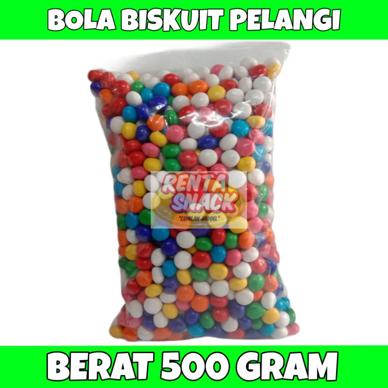 

BISKUIT BOLA PELANGI 500 Gram