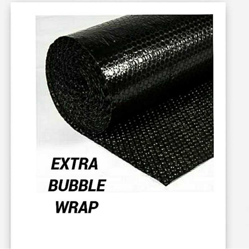 BUBBLE Wrap Extra Buble warna Hitam Premium (hanya utk pembelian produk di EveryBabyShop)