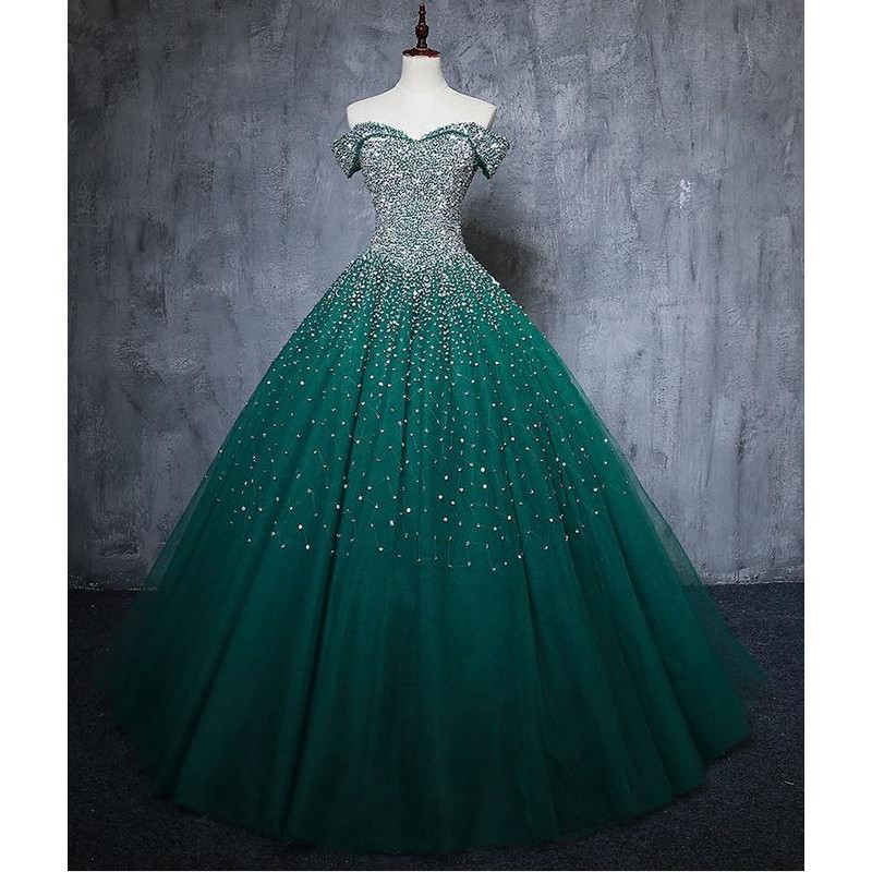 Gaun Pengantin 1811082 Hijau Biru Merah Sabrina Wedding Gown