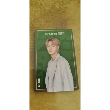 Photocard BTS Official Jin Damage sedikit