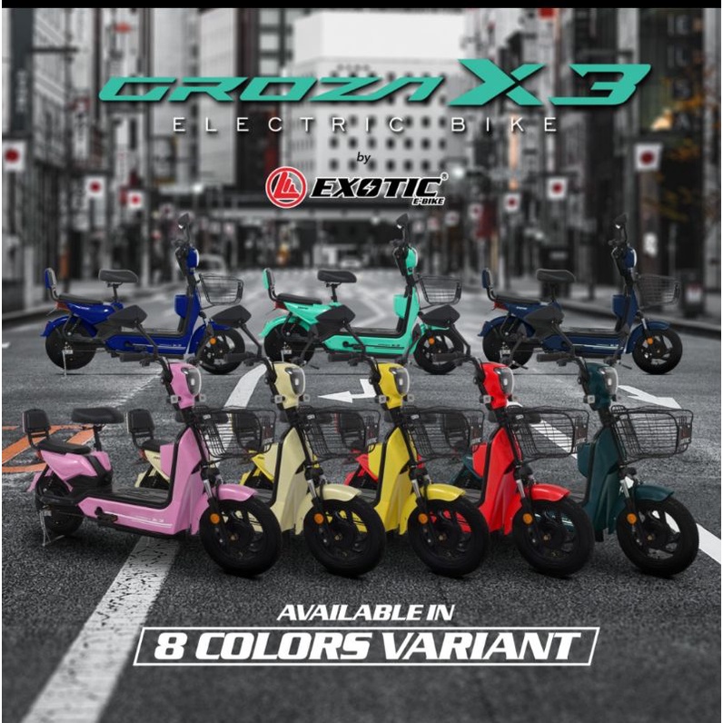 Sepeda listrik Exotic GROZA X3 ELECTRIC BIKE