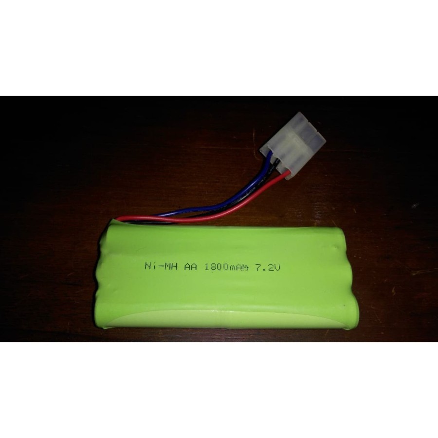 Baterai Batre RC Mobil Remot 7.2V 1800mAh Susun Socket Putih 3pin